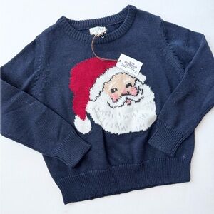 Blue Rooster Collection Navy Santa Sweater